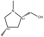 ((2S,4S)-1,4-二甲基吡咯烷-2-基)甲醇 结构式