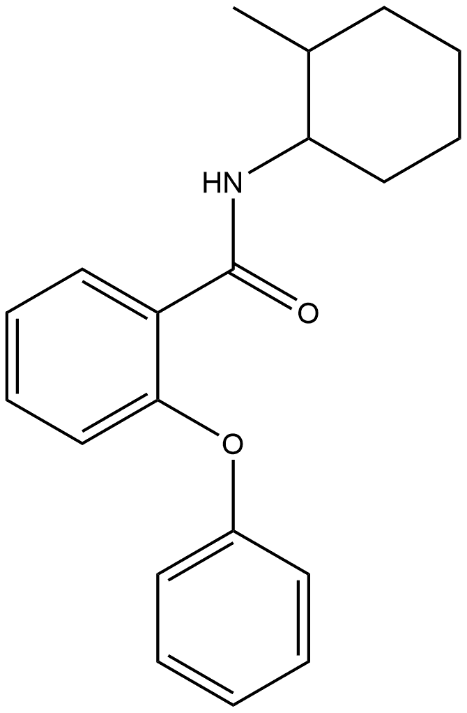 N-(2-Methylcyclohexyl)-2-phenoxybenzamide 结构式