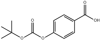 4-((TERT-BUTOXYCARBONYL)OXY)BENZOIC ACID 结构式