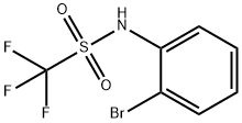 N-(2-溴苯基)-1,1,1-三氟甲磺酰胺 结构式