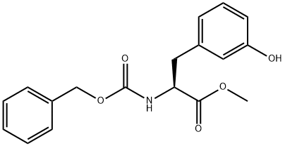 L-Phenylalanine, 3-hydroxy-N-[(phenylmethoxy)carbonyl]-, methyl ester 结构式