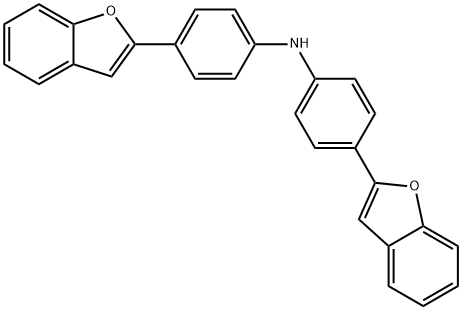 双[4-(苯并呋喃-2-基)苯]胺 结构式