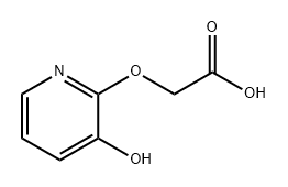 Acetic acid, 2-[(3-hydroxy-2-pyridinyl)oxy]- 结构式