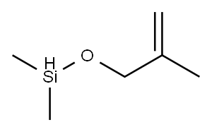 Silane, dimethyl[(2-methyl-2-propen-1-yl)oxy]- 结构式