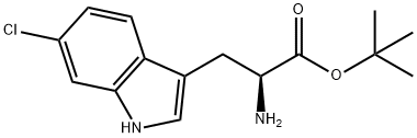 BOC-L-6-氯色氨酸 结构式