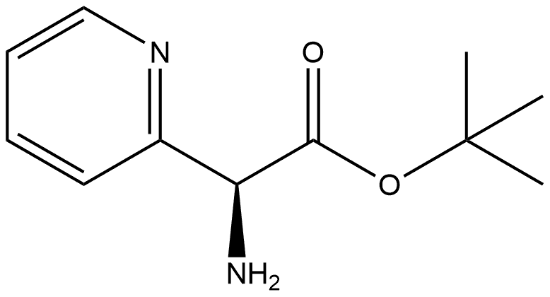 (S)-Pyridin-2-yl-glycine tert-butyl ester 结构式