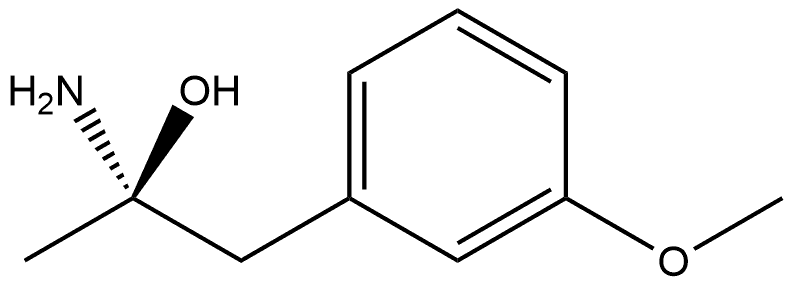 (R)-b-Amino-3-methoxybenzenepropanol 结构式