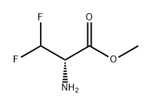 (S)-2-氨基-3-二氟丙酸甲酯 结构式