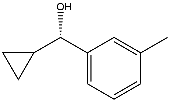 (S)-cyclopropyl(m-tolyl)methanol 结构式