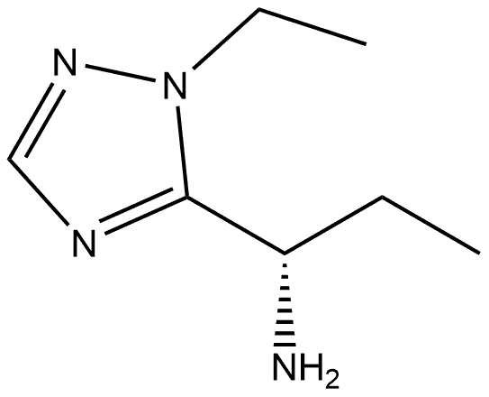 (αS)-α,1-Diethyl-1H-1,2,4-triazole-5-methanamine 结构式