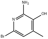 2-氨基-6-溴-4-甲基-3-吡啶醇 结构式