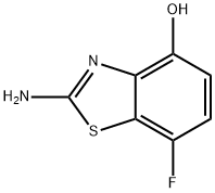 2-氨基-7-氟苯并[D]噻唑-4-醇 结构式