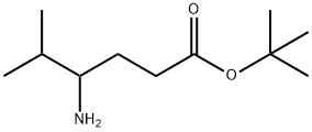 4-氨基-5-甲基己酸叔丁酯 结构式