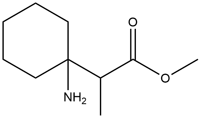 2-(1-氨基环己基)丙酸甲酯 结构式