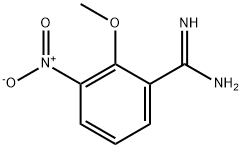 Benzenecarboximidamide, 2-methoxy-3-nitro- 结构式