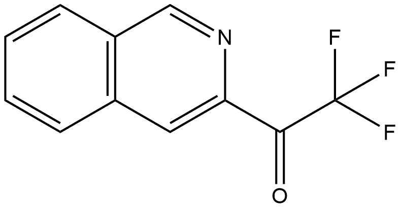 2,2,2-Trifluoro-1-(isoquinolin-3-yl)ethanone 结构式