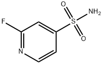 2-氟吡啶-4-磺酰胺 结构式