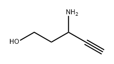 3-氨基戊-4-炔-1-醇 结构式
