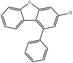 3-氯-1-苯基二苯并呋喃 结构式