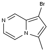 8-溴-6-甲基吡咯并[1,2-A]吡嗪 结构式