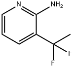 3-(1,1-二氟乙基)吡啶-2-胺 结构式