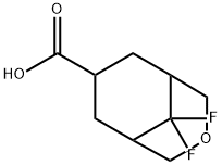 9,9-二氟-3-氧杂双环[3.3.1]壬烷-7-羧酸 结构式