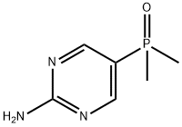 (2-氨基嘧啶-5-基)二甲基氧化膦 结构式
