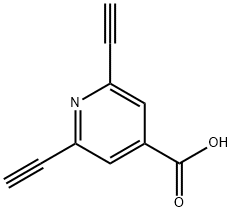 2,6-二乙炔基异烟酸 结构式