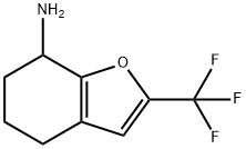 2-(三氟甲基)-4,5,6,7-四氢苯并呋喃-7-胺 结构式