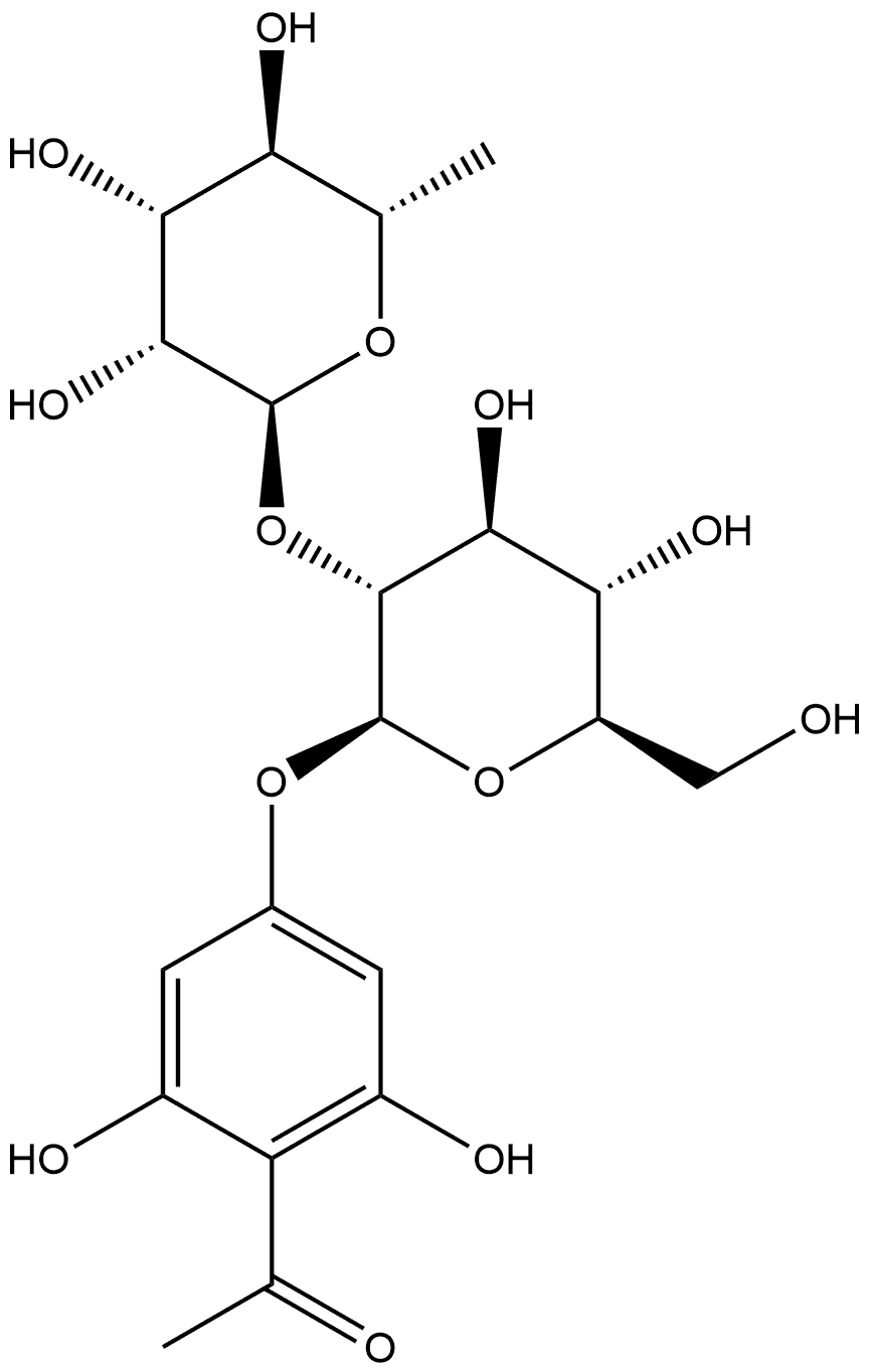 PHLOROACETOPHENONE 4-NEOHESPERIDOSIDE 结构式