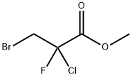 Propanoic acid, 3-bromo-2-chloro-2-fluoro-, methyl ester 结构式