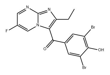 化合物 XININURAD 结构式