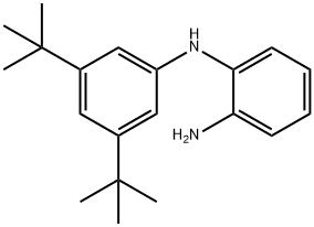 N1-(3,5-二叔丁基苯基)苯-1,2-二胺 结构式