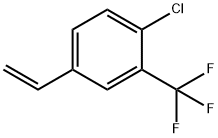 Benzene, 1-chloro-4-ethenyl-2-(trifluoromethyl)- 结构式