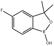 5-氟-3,3-二甲基苯并[C][1,2]氧杂硼-1(3H)-醇 结构式