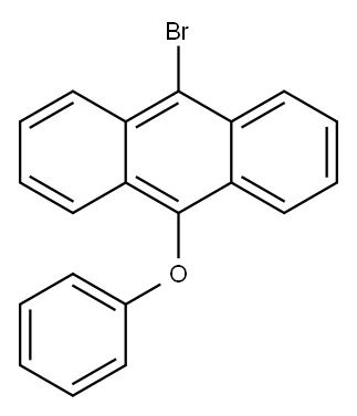 Anthracene, 9-bromo-10-phenoxy- 结构式