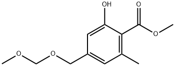 methyl 2-hydroxy-4-(methoxymethoxy)methyl-6-methylbenzoate 结构式