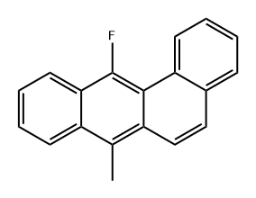 Benz[a]anthracene, 12-fluoro-7-methyl- 结构式