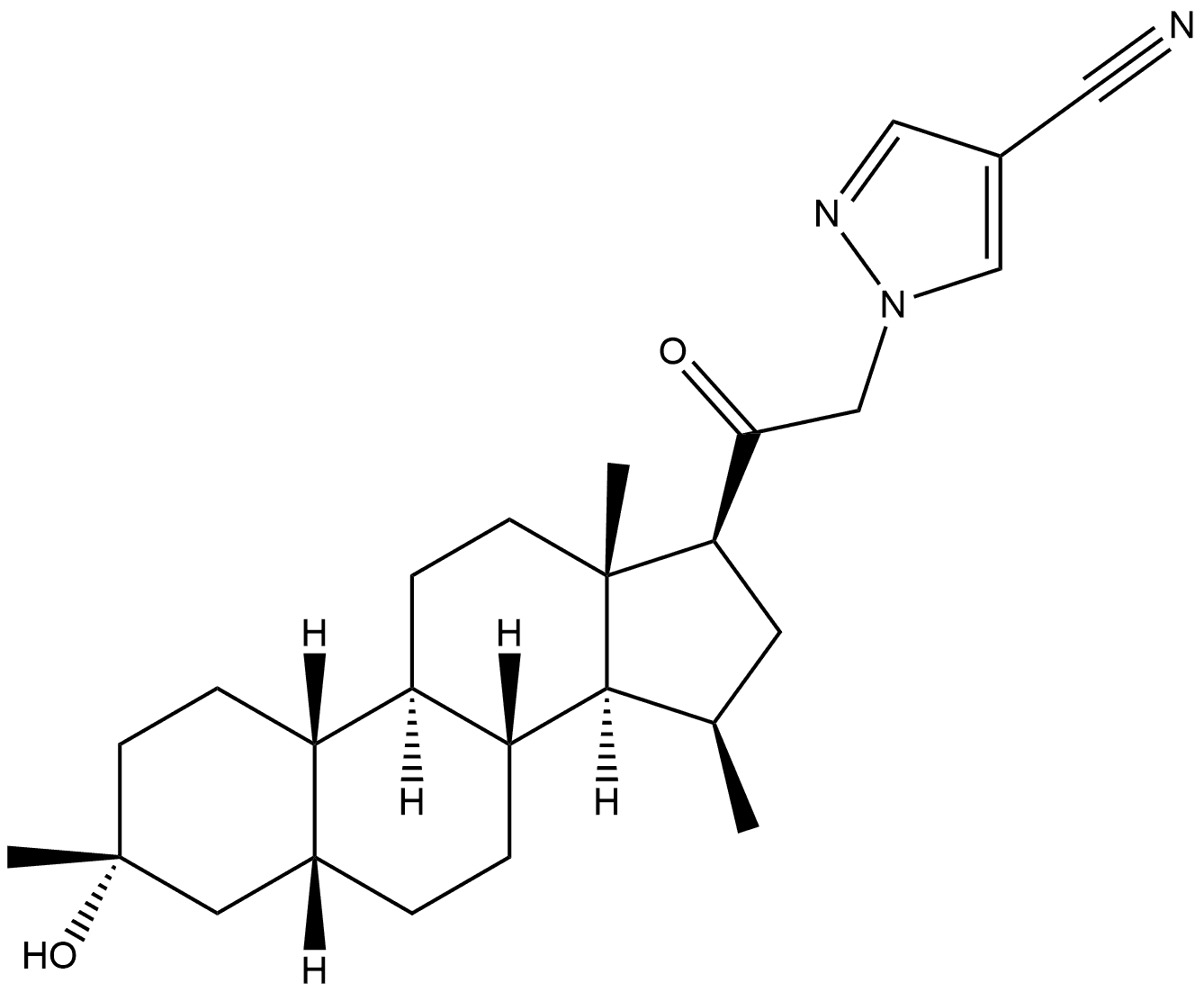 化合物 XILMENOLONE 结构式