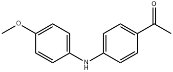 Ethanone, 1-[4-[(4-methoxyphenyl)amino]phenyl]- 结构式