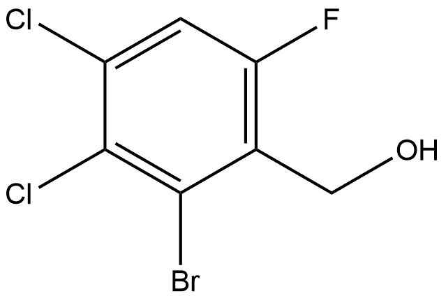 2-溴-3,4-二氯-6-氟苄醇 结构式