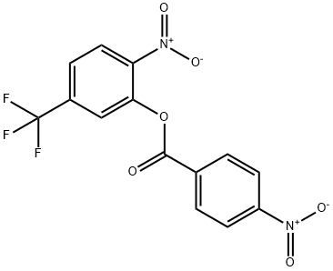 Phenol, 2-nitro-5-(trifluoromethyl)-, 1-(4-nitrobenzoate) 结构式