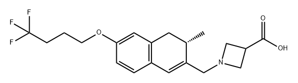 化合物 S1P5 RECEPTOR AGONIST-1 结构式