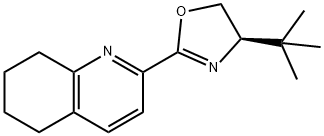 (R)-4-(叔丁基)-2-(5,6,7,8-四氢喹啉-2-基)-4,5-二氢恶唑 结构式