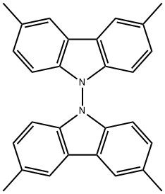 3,3',6,6'-tetramethyl-9,9'-bicarbazole 结构式