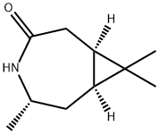 4-Azabicyclo[5.1.0]octan-3-one, 5,8,8-trimethyl-, (1R,5S,7S)- 结构式