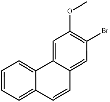 2-Bromo-3-methoxyphenanthrene 结构式