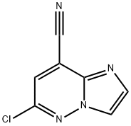 6-氯咪唑并[1,2-B]哒嗪-8-腈 结构式