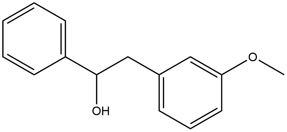 2-(3-甲氧基苯基)-1-苯基乙-1-醇 结构式