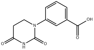 3-(2,4-二氧四氢嘧啶-1(2H)基)苯甲酸 结构式